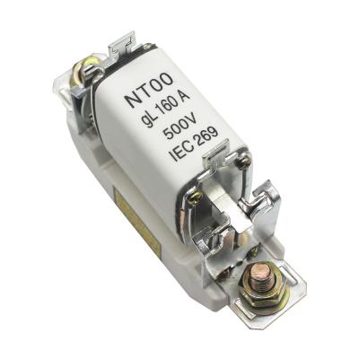 China LOW VOLTAGE HRC RT-series fuse link blade fuse nh00 CE/ROHS NT00 NT /NH series for sale