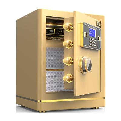 China Domestic 450mm Home Safe Steel Office Domestic Safe Fingerprint Safe  Electronic Digital for sale