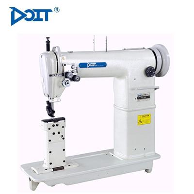 China DT820 DOIT post bed leather twin-needle heavy duty lockstitch industrial heavy duty leather sewing machine for sale