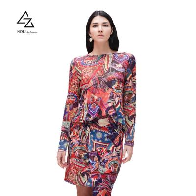 China QUICK DRY Autumn 2022 Long Sleeve Fashion Dress Suit For Women Slim Suit All-match Suit for sale