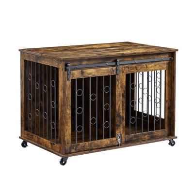 China Viable Wooden Pet Carriers Cages Dog Kennel Cages House Crate Metal Establishments For Dogs Jaulas Para Perros Pen Fence Pet Playpen for sale