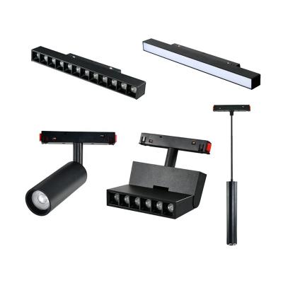 China Modern Office Shop Lighting Led Track Light System Magnetic Lamp DC48v Dimmable Outdoor Indoor Showroom Lights 3 Years Warranty Te koop