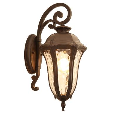 China Creativity E27 Modern Design Vintage Style Light Fixtures Aluminum Garden Light Fixture Wall Lamp European Classical European Antique Outdoor Popular Outdoor Wall Light for sale