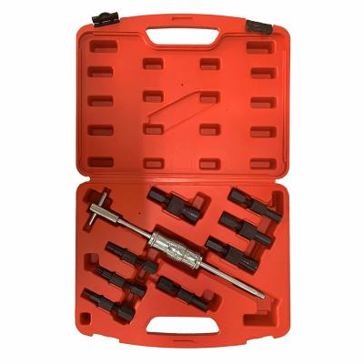 China 9 Pilot PCs Supporting Puller Blind Hole Slide Hammer Puller Removal Lots Vehicle Internal Tools for sale