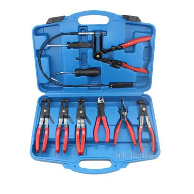 China Auto Hose Clamp DIY Tool 9pcs Hose Clamp Pliers Set Auto Cooling System Hose Clamp Tool Kit Hose Clamp Pliers Auto Repair Tools for sale