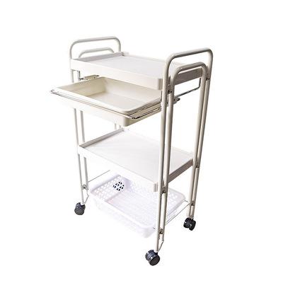 China Wholesale Plastic Rotated 360 Degree Storage Trolley Beauty Trolley Hairdressing Trolley Beauty Hair Salon Trolley for sale