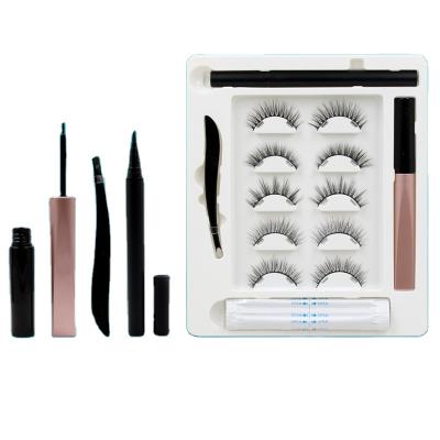 China Natural Made In China Top Quality Price Suitable Invisible Mink Magnetic Eyelash for sale