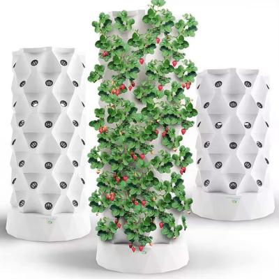 China Indoor Vertical Growing Systems Soilless Culture Hydroponic Grow Towers For Lettuce for sale