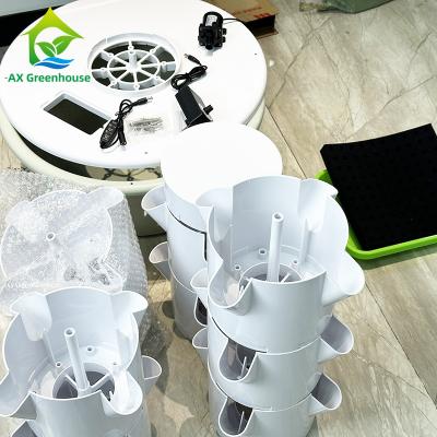 China Customized Soilless System Multi-layers Hydroponic Growing Tower for sale