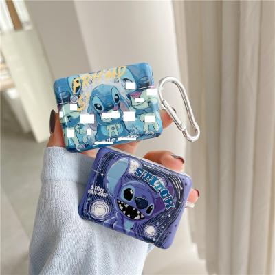 China Fashion Light Anime Stitch Animals Wireless Earbud Earphone Case For Airpods Pro 1 2 Cover Free Shipping for sale