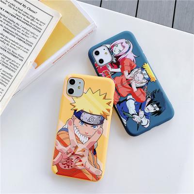 China Free Postage Anime Naruto Haruno Sakura Sasuke Shockproof Rubber Phone Case For iPhone 13 pro 13 12 pro xs max X 11 for sale