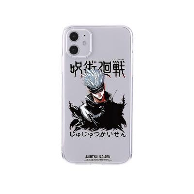 China Jujutsu Kaisen Gojou Satoru Shockproof Clear iPhone 13 Pro X Max XR 11 Silicone Cover For 12 7 8 plus 13mini soft case for sale