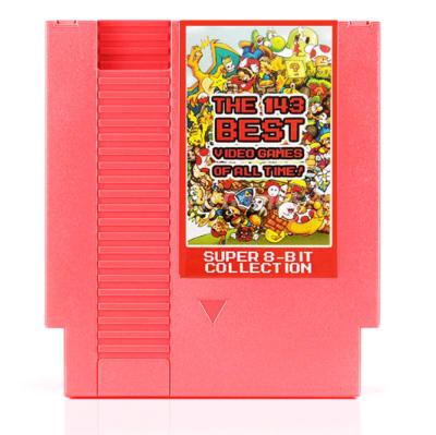 China Lightweight Free Shipping 143 in 1 Game Cartridge for NES Super 8-Bit Collection of 143 Best Video Games All Time for sale