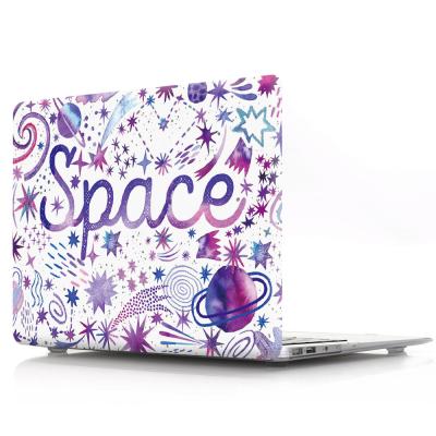 China Lightweight Free Shipping Purple Cartoon Star Planet Notebook Laptop Cover Case For Macbook Pro Air Retina for sale