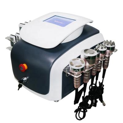 China Professional Weight Loss Body Slimming Skin Tightening Portable 6in1 40k Ultrasonic Vacuum RF Cavitation Machine for sale