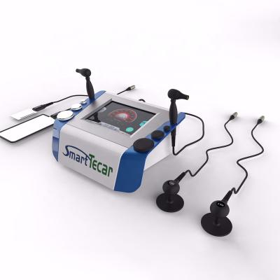 China 2021 hot sale portable shock wave ret smart tecar CET physiotherapy rf pain relief wave therapy machine 20/40/60 mm for sale