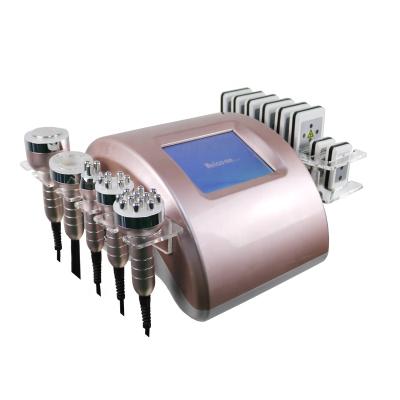 China Professional Fat Weight Loss Cellulite Reduction Loss Slimming 6in 1 40k Ultrasonic Vacuum RF Cavitation Machine for sale