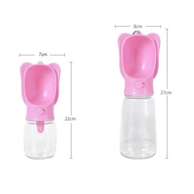 China Wholesale Auto Leak-proof Outdoor Portable Plastic Dog Factory Success Amazon Drinking Water Bottle for sale