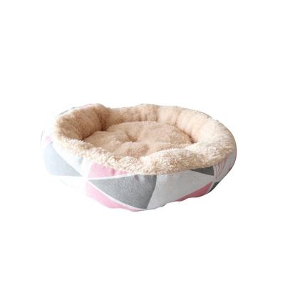 China Travel PAWS HOME Reversible Pet Bed Maker Pet Accesories Bed Donut Plush for sale