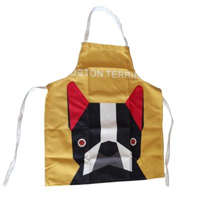 China HOME PAW Designs Puppy Bib Women Bar Grill Promotional Cute Hair Restaurant Work Apron for sale