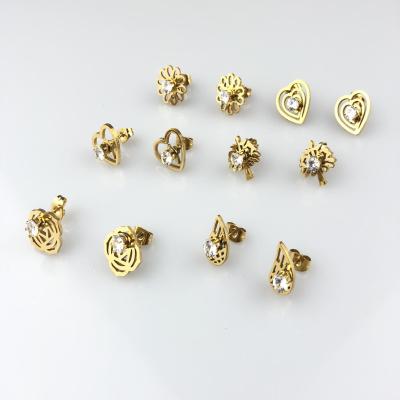 China 2021 Xinrong Jewelry Xinrong Multiple Occasions Gift RomanticFashione Jewelry Earring Party Stone Gold Stone for sale