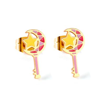 China New Jewelry Designs CLASSIC Stainless Steel Earring Stud Cheap Earring For Teens for sale