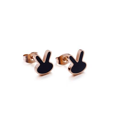 China Trendy Trendy Stud Earrings Rabbit Popular Brands With Best Service for sale