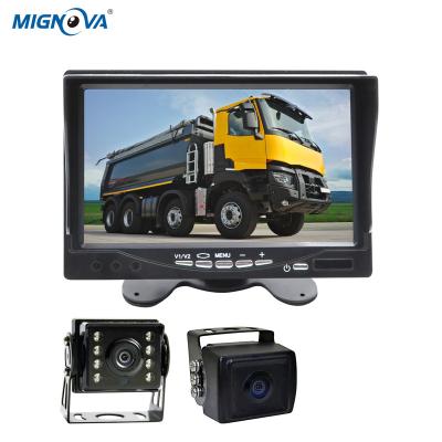 China Waterproof Backup Camera Monitor Kit, 7 Inch Waterproof LCD Rearview Reversing Camera Monitor for Truck/Trailer/Pickup/Van for sale