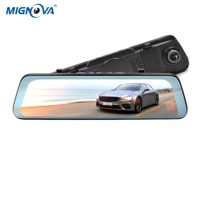 China HD Backup Camera MIGNOVA Mirror Dash Cam Camera Front And Rear View Dual Mirror Cameras For Cars, GPS, Smart Reverse Parking Aid for sale