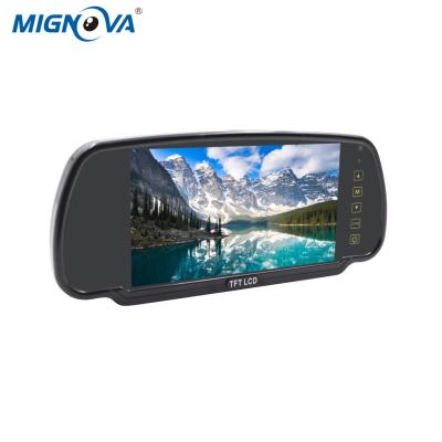 China Shock Resistant 7 Inch Rear View Mirror Monitor Screen System-Parking And Reverse Safety System LCD Monitor for sale