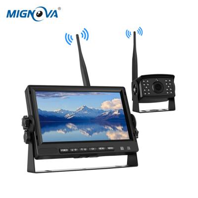 China Wireless Backup 720*576/720*480 Camera With 7 Inch Monitor Rear View Camera Wireless System For RV, Trailers, Trucks Support 4 Cameras for sale