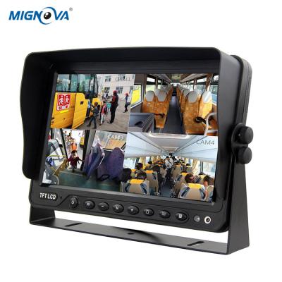 China Camera Monitor System Built-in DVR Shockproof Recorder with Quad Split Screen, 7/9 Inch Monitor Suitable for Fifth Wheel Trailer Truck for sale