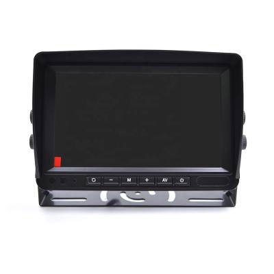 China Parking Line 7 Inch TFT LCD Monitor With Two Video Inputs For Trucks for sale