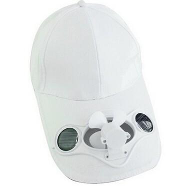 China COMMON 6 Panel Wholesale Baseball Cap Hard Hat Solar Powered Fan for sale