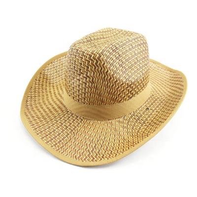 China Wholesale Character Farmer Hat Cowboy Sombrero Straw Hat for sale