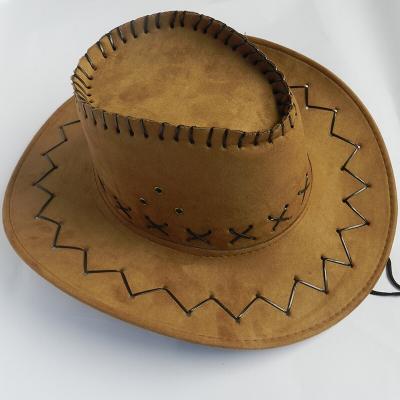 China Western Cowboy Hat Suede Jazz Cap, Mens Character Mens Western Felted Hat for sale