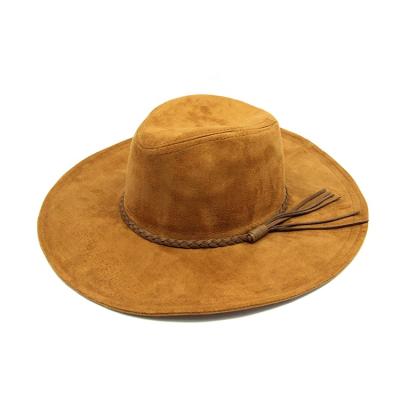 China Promotional Character Corduroy Custom Printed Straw Leather Cowboy Hat For Adult Or Kids for sale