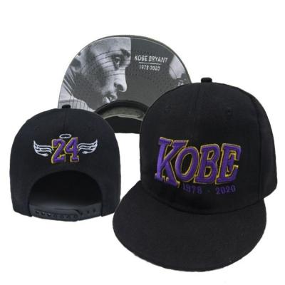 China Wholesale Custom Snapback JOINT Los Angeles Kobe Logo Commemorative Hat for sale