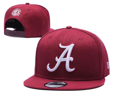 China JOINT American College Custom Adjustable Baseball Cap Snapback Hat Team Flat Hat for sale