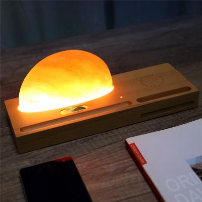 China New Eco-friendly Charger Qi Wireless Charger With Night Light Suitable For Home Office Mobile Phone Night Light Wireless Charger for sale