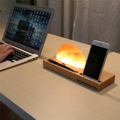 China 2022 eco-friendly new phone wireless charger sublimation led desk lamp with wireless charger lighting ornaments desk orname for sale