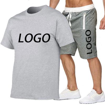 China Anti-Static Fitness Sporting Shorts Set For Summer Training Running Men's Sports T-shirt Sports And Short Sets Leisure Zipper Pocket Decoration for sale