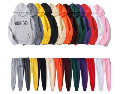 China Custom Logo Solid Color Men Hoodies Breathable Set Autumn Plus Size Sports Mens Hoody Tracksuit Moq Bottom Outdoor Jogging Suit Men Tracksuit for sale