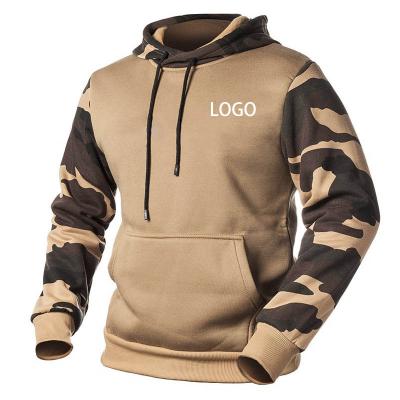 China Custom Logo Winter Anti-pilling Camouflage Popular Men's Hoodies Plus Size Hooded Covers Pullover Sweatshirt Training And Jogging Wear for sale