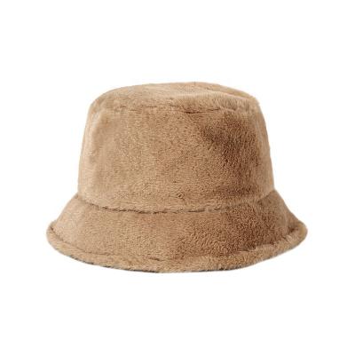 China Use Women Unisex Luxury Colorful Custom Made Faux Fur Bucket Hat Hats for sale