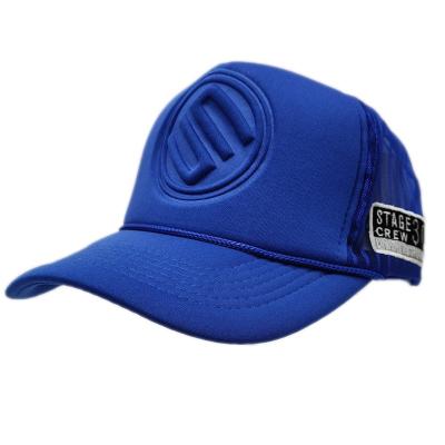 China New Fashion PVC Patch Custom Logo 5 Panel Waterproof Polyester Sports Golf Laser Cut Perforated Dad Gorras Baseball Cap Rope Hat for sale