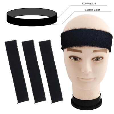 China wholesale elastic custom color logo and width swoosh sportwide sporty cotton blank sport headbands for sale