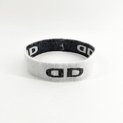 China Elastic Custom color logo and width sweatband wristband dry fit sport headband for sale