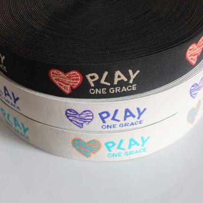 China Jacquard High elasticity waistband polyester webbing elastic bands for wear for sale