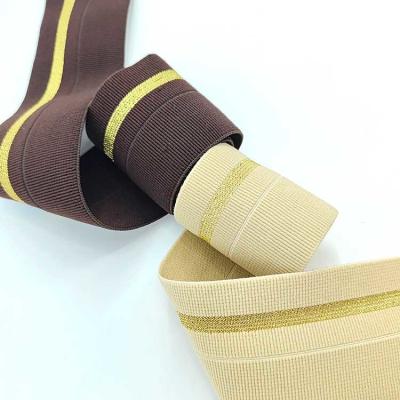 China Fast Delivery Elastic Belt No Buckle Web Band Stretchable Edge Band Jacquard Waistband for Ladies for sale